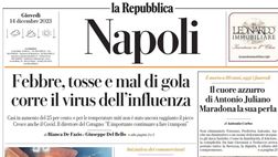 LA PRIMA PAGINA DE LA REPUBBLICA NAPOLI: “Osimhen, firma vicina”