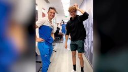 VIDEO / Sinner e Tortu, abbracci e risate al Coni