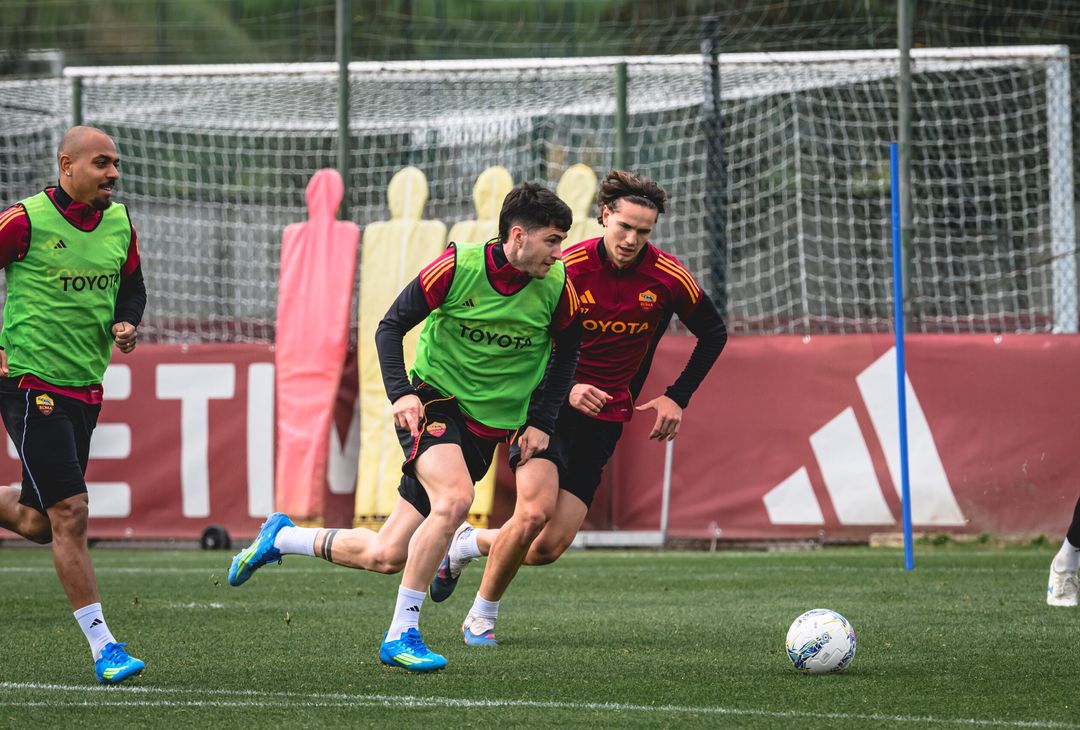 Roma, l’allenamento a due giorni dal match contro l’Inter – FOTO GALLERY - immagine 15