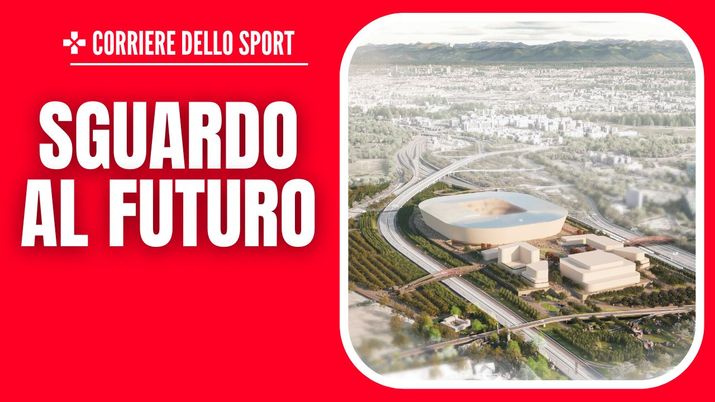 Nuovo stadio Milan San Donato rendering (ACMilan) Nuovo stadio Milan San Donato rendering (ACMilan)