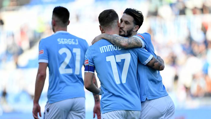 Milinkovic, Immobile e Luis Alberto Milinkovic, Immobile e Luis Alberto