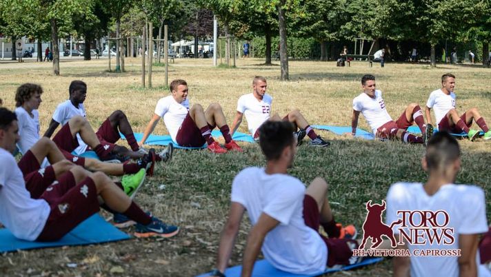 La Primavera del Torino al lavoro (foto Capirossi) Torino Primavera: oggi la squadra si presenta a Cantalupa - immagine 1