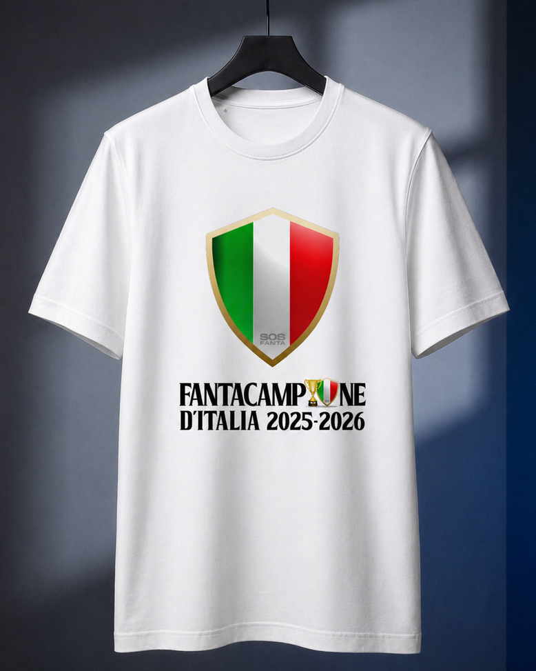 La maglia celebrativa di SOS Fanta è tornata online: acquistala qui se hai vinto il fantacalcio 2025-2026- immagine 2