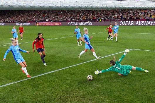 Sydney, Australia - 20 agosto 2023: Il gol di Olga Carmona che ha deciso la finale del Mondiale 2023 tra Spagna ed Inghilterra. (Foto di Cameron Spencer/Getty Images) Inghilterra-Spagna, dove vedere la finale dell’Europeo in tv e streaming live- immagine 4