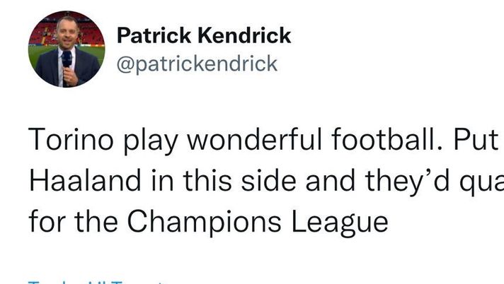 Toro-Empoli 1-1, le reazioni social: “Con Haaland la squadra sarebbe da Champions” - immagine 1