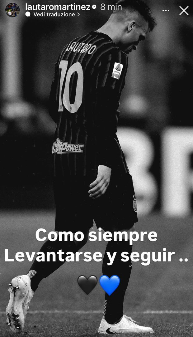 Inter, Lautaro dopo il derby: “Come sempre, rialziarsi e andare avanti”- immagine 2