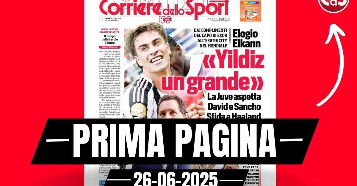 Prima pagina Corriere dello Sport: “Il Milan aumenta l’offerta per Ricci”