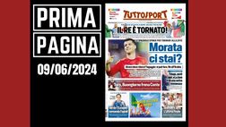 Prima pagina Tuttosport: Torino, Buongiorno frena Conte