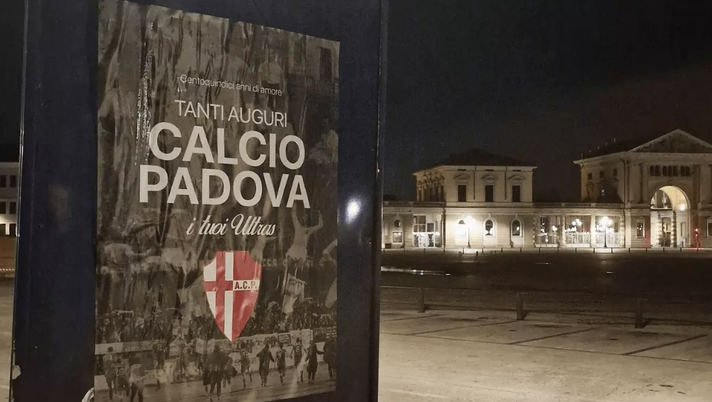 Buon compleanno Padova, 115 poster affissi in città dagli ultras - immagine 1