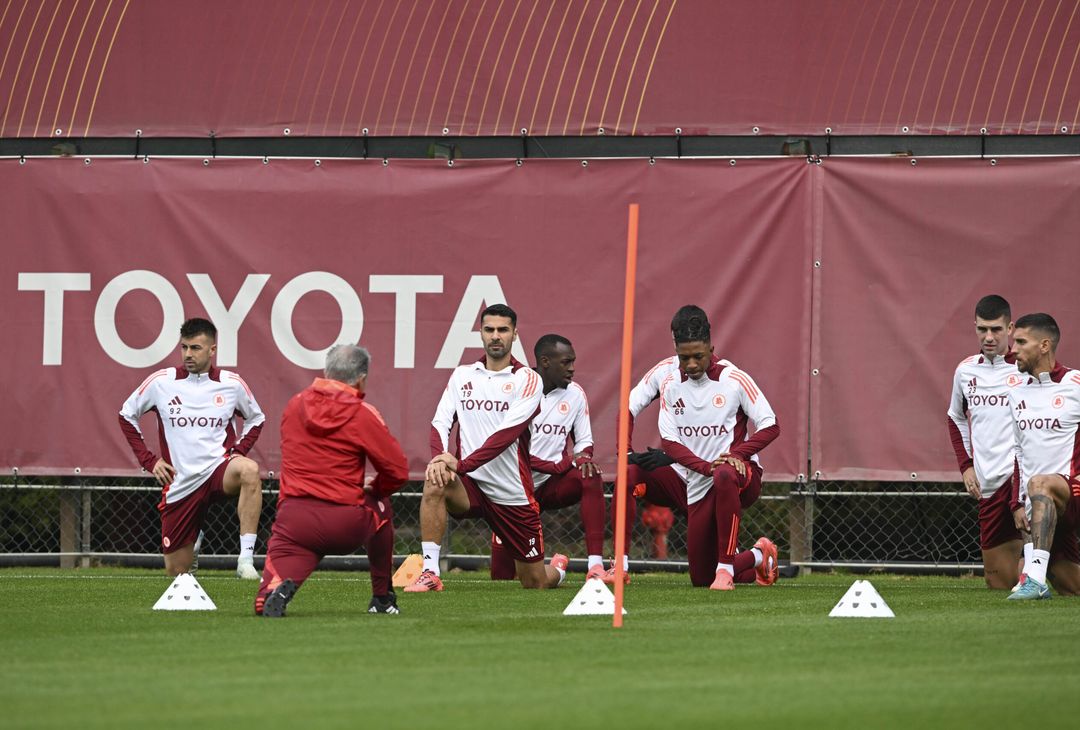 Trigoria, la rifinitura pre Braga e la conferenza di Ranieri – FOTO GALLERY - immagine 13