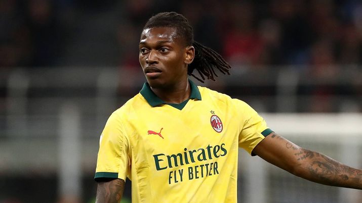 Rafael Leao, attaccante AC Milan, qui durante Milan-Atalanta 2-3 di Serie A