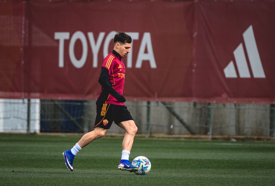 Verso Inter-Roma: l’allenamento dei giallorossi, c’è Soulé – FOTO GALLERY - immagine 10