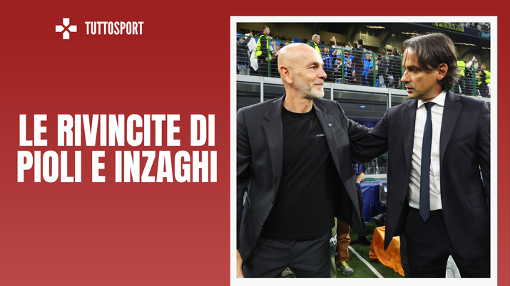 Pioli Inzaghi derby Inter-Milan Serie A 2023-2024