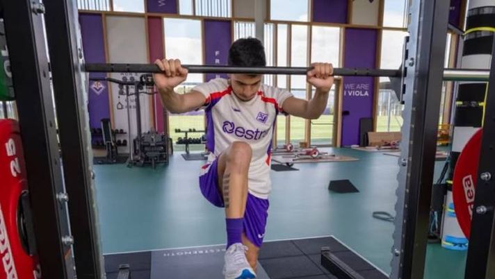 FOTO – Parisi in palestra: l’esterno continua a lavorare verso il ritorno in campo - immagine 1