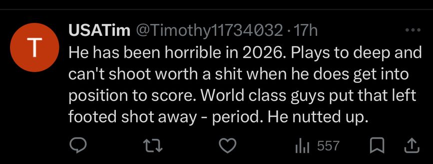 I tifosi americani si scagliano contro Pulisic: “Non può incolpare nessuno se non sé stesso”- immagine 4