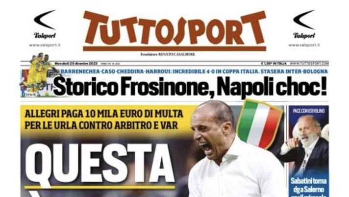 prima pagina tuttosport
