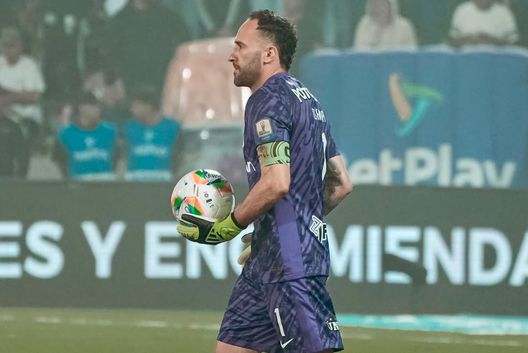 David Ospina a difesa dei pali della porta dell'Atletico Nacional (stagione 2025)