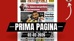 Prima pagina Tuttosport: “La Juve fa i botti. Poker a Parma. Preso Boga, arriva Holm”