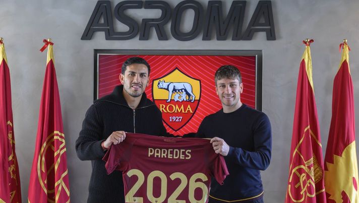 Roma, UFFICIALE: rinnovo del contratto fino al 30 giugno 2026 per Paredes - immagine 1