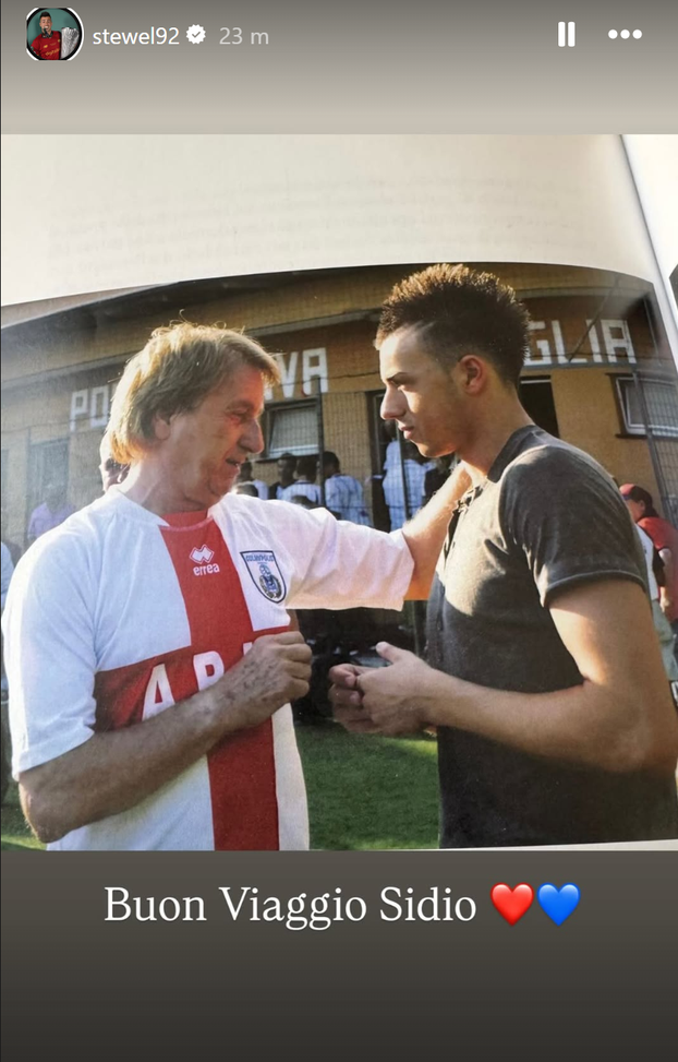 El Shaarawy ricorda l’ex tecnico Sidio Corradi: “Buon viaggio” – FOTO- immagine 2