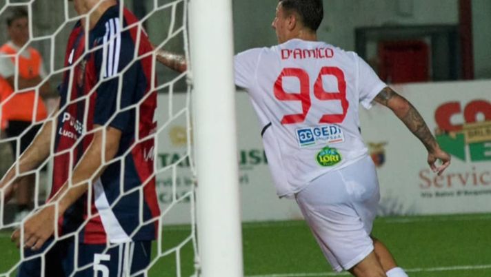 Felice D'Amico in gol con la maglia dell'Altamura Altamura-Crotone, dove vedere la partita in diretta tv ed in streaming LIVE - immagine 1