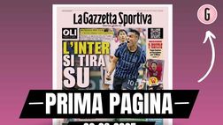 Prima pagina Gazzetta dello Sport: “L’Inter si tira su”