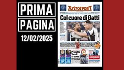 Prima pagina Tuttosport: “Juventus, col cuore di Gatti”