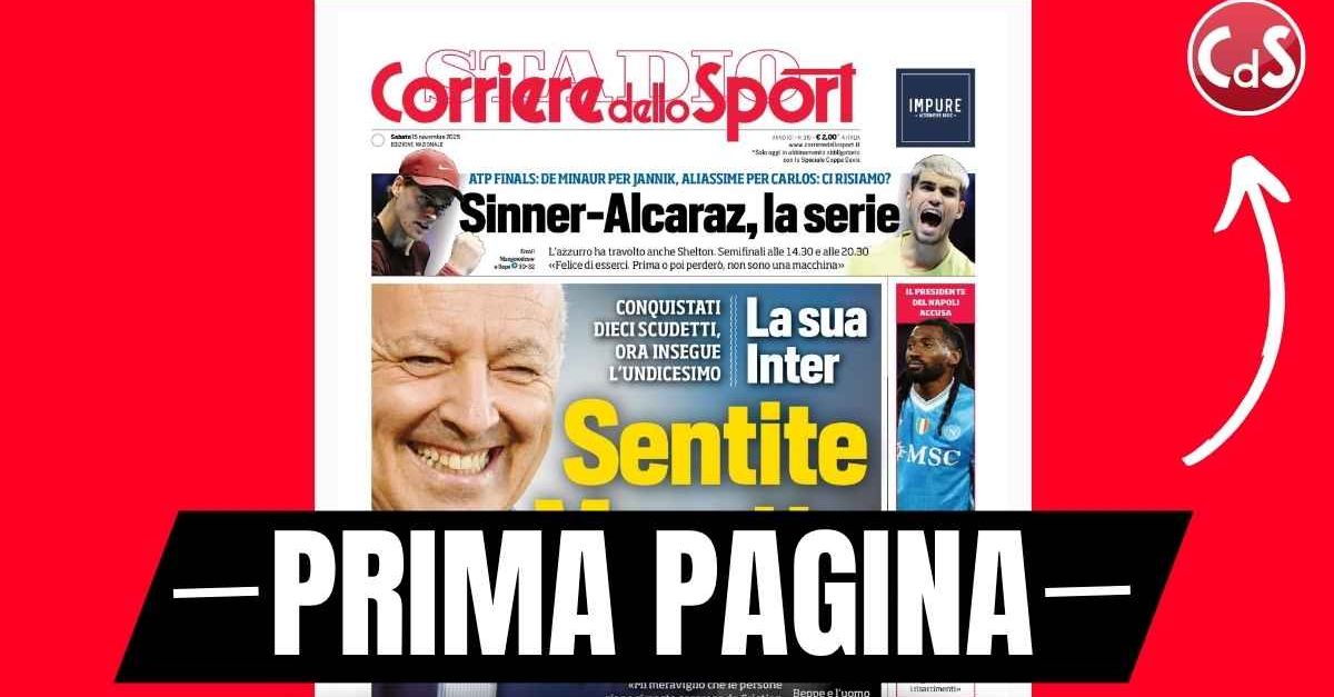 Prima pagina Corriere dello Sport: “L’Inter di Marotta: ‘Chivu, che bravo. C’è chi voleva Mourinho Prima pagina Corriere dello Sport: “L’Inter di Marotta: ‘Chivu, che bravo. C’è chi voleva Mourinho