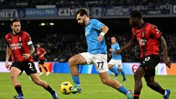 Serie A, Napoli-Milan 2-2: doppietta di Giroud, poi Politano e Raspadori