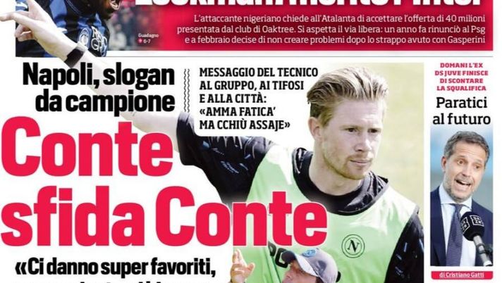Il Napoli sui media: le prime pagine dei quotidiani di oggi- immagine 1