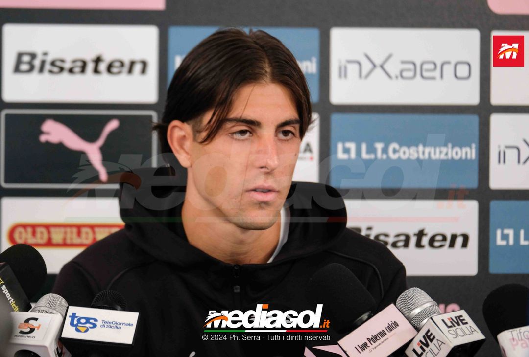 FOTO PALERMO, Filippo Ranocchia in conferenza stampa (Gallery) - immagine 7