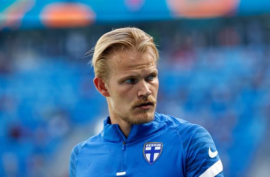 SAN PIETROBURGO, RUSSIA - GIUGNO 16: Joel Pohjanpalo, attaccante della Finlandia (Foto di Anatoly Maltsev - Pool/Getty Images) VERSO CITTADELLA-VENEZIA