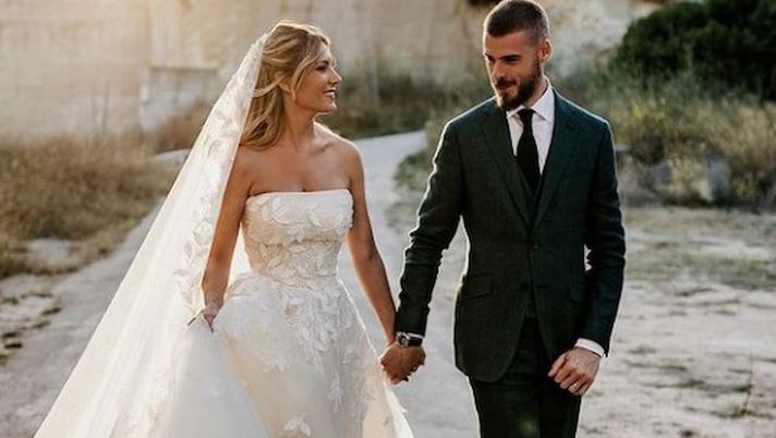 De Gea e Edurne Garcia si sono sposati a Minorca: cerimonia esclusiva e abito bellissimo De Gea e Edurne Garcia si sono sposati a Minorca: cerimonia esclusiva e abito bellissimo - immagine 1