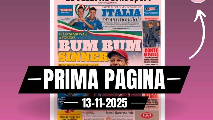 Prima pagina Gazzetta dello Sport: 'Derby da duri, Akanji per l'Inter, Pavlovic per il Milan'