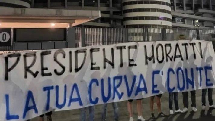 A San Siro compare lo striscione per Moratti: “La tua Curva è con te” A San Siro compare lo striscione per Moratti: “La tua Curva è con te” - immagine 1