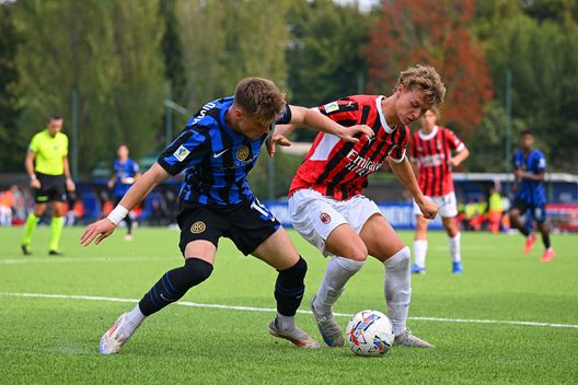 Il Milan Primavera batte 3-1 l'Inter nel derby di Milano (Foto di Mattia Pistoia - Inter/Inter via Getty Images) Il primo derby di giornata al Milan: la Primavera rossonera batte 3-1 l’Inter- immagine 5