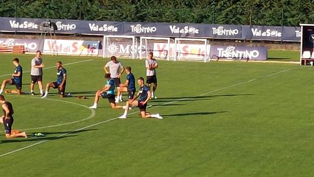 Piccolo problema fisico per il danese, ma ha ripreso l'allenamento regolarmente