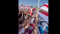 VIDEO / Tifosi del River invadono la spiaggia di Los Angeles: il video è impressionante