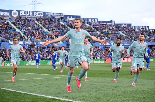 Getafe, Spagna - 9 marzo 2025: Alexander Sorloth dell'Atlético Madrid esulta dopo aver segnato contro il Getafe. (Foto di Denis Doyle/Getty Images) Atlético Madrid-Botafogo, dove vedere la partita in tv e streaming live- immagine 2