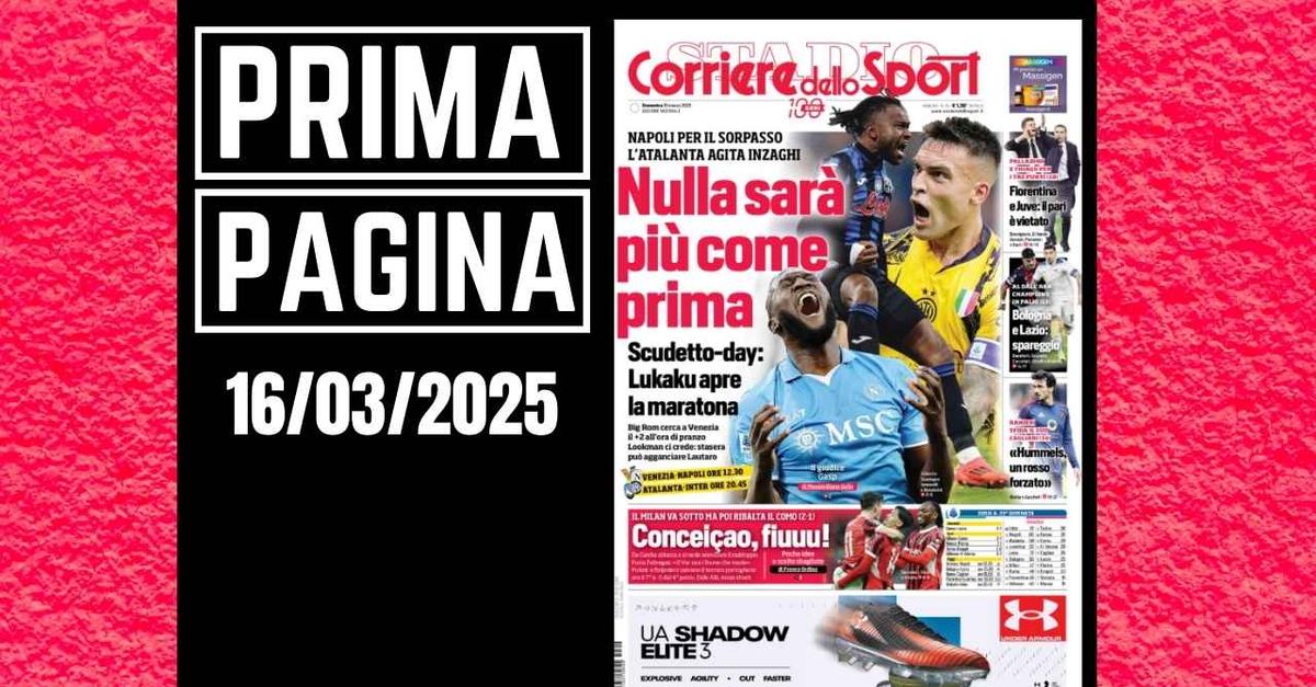 Prima pagina Corriere dello Sport: Milan, Conceicao fiuuu!