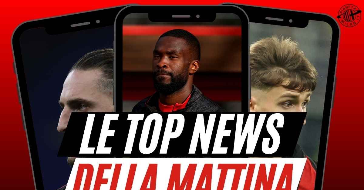 Top Milan News: le parole di Tomori e Rabiot, due nuovi infortuni verso la Lazio e novità di mercato Top Milan News: le parole di Tomori e Rabiot, due nuovi infortuni verso la Lazio e novità di mercato