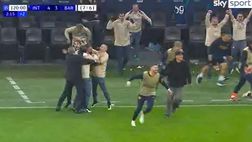 VIDEO / Inter-Barcellona: al fischio finale l’esplosione nerazzurra