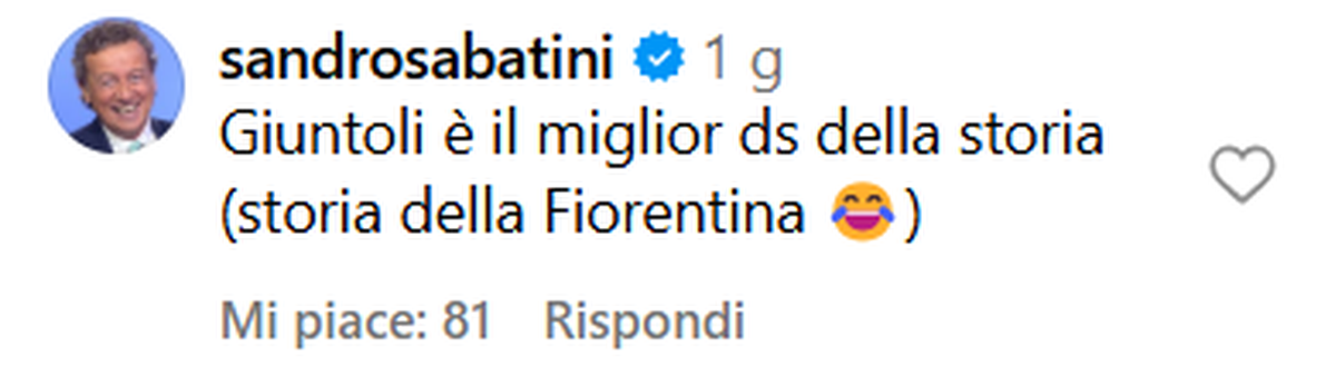Sabatini, che stoccata a Giuntoli: “Miglior ds della storia… della Fiorentina!”- immagine 2