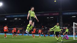 Luton Town-Arsenal 3-4, quanti gol: gli highlights