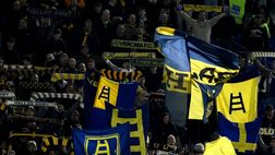 Roma-Verona, in 400 i tifosi dell’Hellas