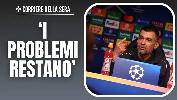 La conferenza stampa di Sergio Conceicao alla vigilia di Milan-Girona