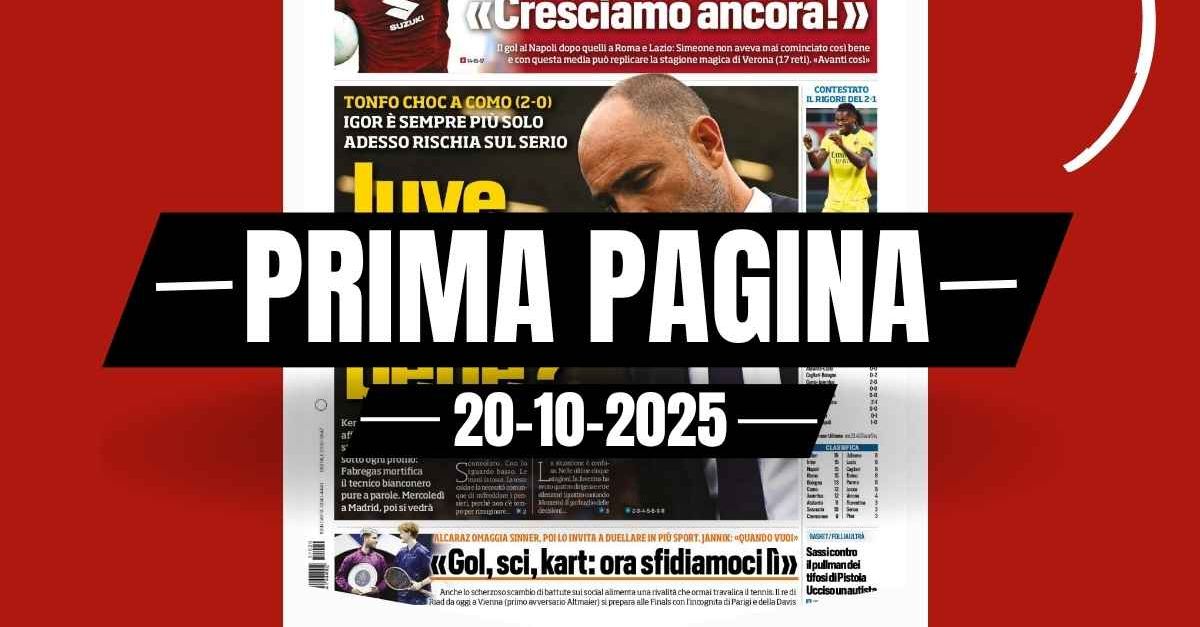 Prima pagina Tuttosport: “Leao si sveglia, Milan primo. Ira viola: contestato il rigore del 2 1” Prima pagina Tuttosport: “Leao si sveglia, Milan primo. Ira viola: contestato il rigore del 2 1”