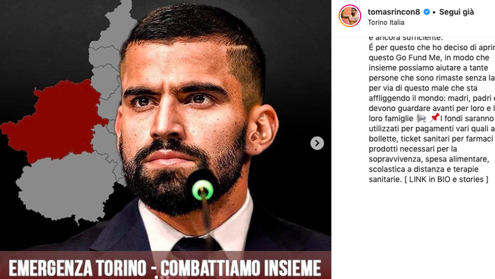 Rincon lancia una raccolta fondi: “Voglio aiutare le persone senza lavoro” - immagine 1