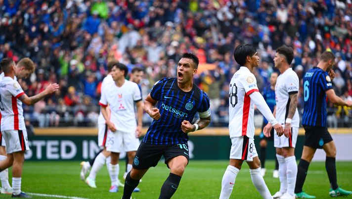 SEATTLE, WASHINGTON - JUNE 21: Lautaro Martinez of FC Internazionale scores his team's first goal in the second half during the FIFA Club World Cup 2025 group E match between FC Internazionale Milano and Urawa Red Diamonds at Lumen Field on June 21, 2025 in Seattle, Washington. (Photo by Mattia Pistoia - Inter/Inter via Getty Images) Inter-River Plate, vietato sbagliare: il pronostico di DDD per il match - immagine 1