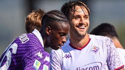 Fiorentina, allenamento congiunto con la Primavera: tutte le immagini